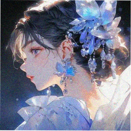 旁观型记录者原型头像插画